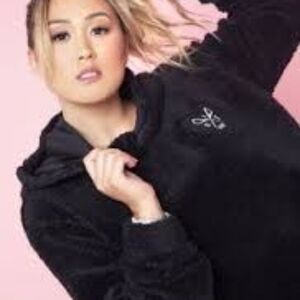 2/$15 WOMEN'S Faux sherpa hoodie XS